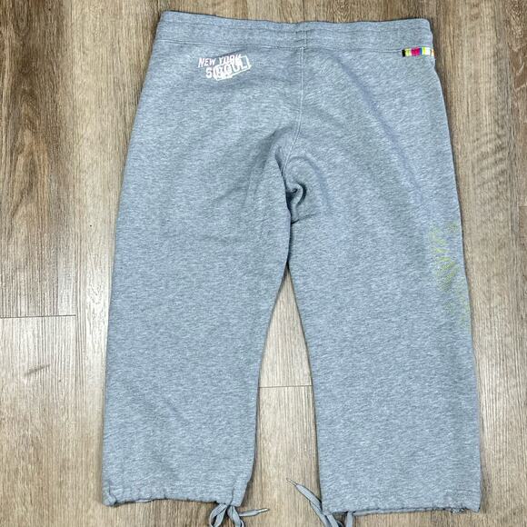 Vintage Triple Five Soul sweatpants size L ankle Lounge Track Embroidered gray - Picture 6 of 9